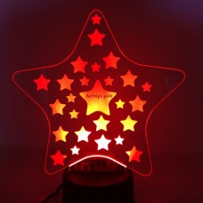 Acrylic lamp  Stars